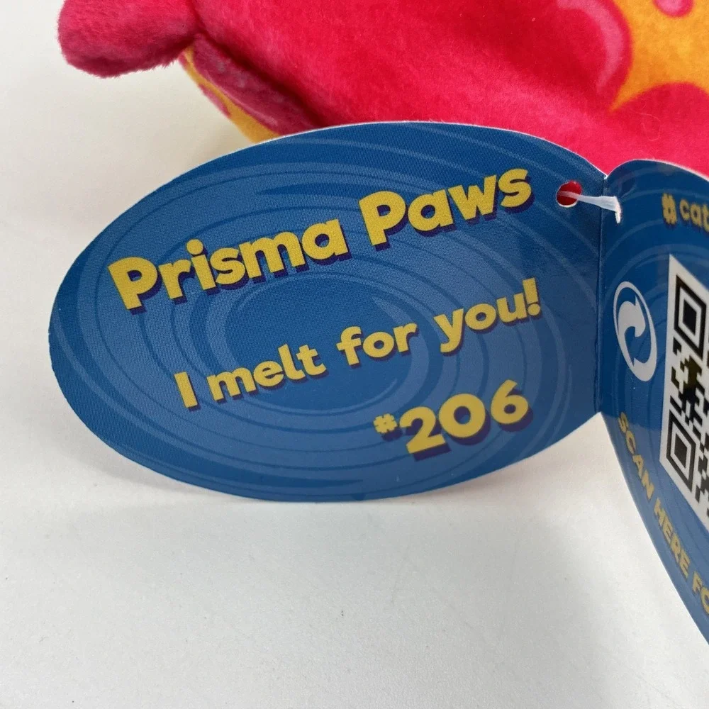 Cats vs Pickles Prisma Paws Rainbow Cat Stuffed Animal Plush Toy #206 New with